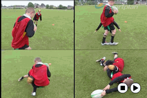 Walking side tackle. Tackling - Rugby Drills, Rugby