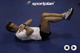 Raised leg abdominal crunchCore StrengthAgility Drills Coaching