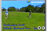 Lateral - Backward turn sprints.LaddersAgility Drills Coaching