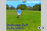 Zig Zag Ladders.LaddersAgility Drills Coaching