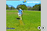 Carioca.LaddersAgility Drills Coaching