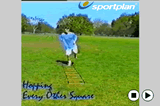 Hopping - Every other square.LaddersAgility Drills Coaching
