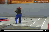 Full turn and throw with disc ballDiscusAthletics Drills Coaching