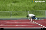 Sprint start side viewAthletics Drills Coaching