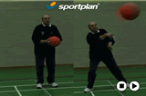 Step and pass with low fakePassing TechniqueBasketball Drills Coaching
