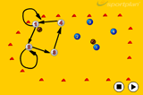 Pass and Move - Around the conePassingBasketball Drills Coaching