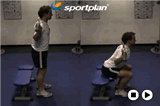Barbell bench SquatShoulderFitness Drills Coaching