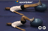 Swiss Ball hamstring curlShoulderFitness Drills Coaching