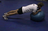 Swiss Ball plankCoreWorkout Drills Coaching