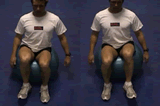 Swiss Ball alternate leg liftCoreWorkout Drills Coaching