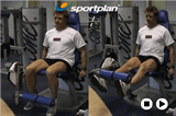 Leg extension.Upper LegWorkout Drills Coaching