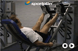Leg press.Upper LegWorkout Drills Coaching