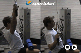Lat pull down.Upper Back / ShoulderWorkout Drills Coaching