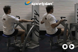 Seated shoulder pull in.Upper Back / ShoulderWorkout Drills Coaching