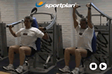 Seated shoulder pressUpper Back / ShoulderWorkout Drills Coaching