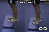 Body weight calf RaiseShoulderFitness Drills Coaching