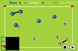 Always Moving GoalPossessionSoccer Drills Coaching