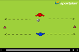 Move Defender Laterally1 v 1 skillsSoccer Drills Coaching