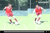 Inside Outside DribbleDribblingSoccer Drills Coaching