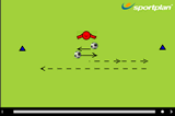 Instep to Instep, then Lateral DragDribblingSoccer Drills Coaching