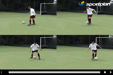 turning with non kicking footTechnique videoSoccer Drills Coaching