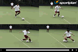 Step over turnTechnique videoSoccer Drills Coaching