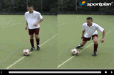 stage 1 step outTechnique videoSoccer Drills Coaching