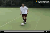 double step over drag ballTechnique videoFootball Drills Coaching
