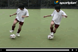 drag the ball with sole of bootTechnique videoFootball Drills Coaching