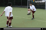 first touch catch ballTechnique videoFootball Drills Coaching