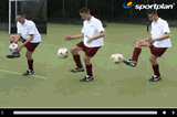 first touch instep catch and kickTechnique videoSoccer Drills Coaching