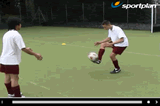 1st touch instep passTechnique videoSoccer Drills Coaching
