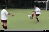 1st touch instep passTechnique videoSoccer Drills Coaching