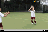 heading the ball stage 3Technique videoSoccer Drills Coaching