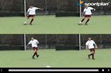driven pass with lacesTechnique videoFootball Drills Coaching