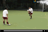 controlling with thigh catch stageTechnique videoFootball Drills Coaching