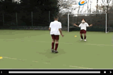 receiving with chest and pass on the moveTechnique videoFootball Drills Coaching