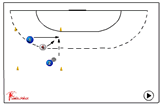 327 close defence for attacker327 close defence for attackerHandball Drills Coaching