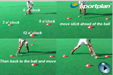 Forehand drag dummyVideo TechniquesHockey Drills Coaching