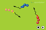 Train RunMoving with the ballHockey Drills Coaching