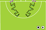 Slalom from Back lineMoving with the ballHockey Drills Coaching