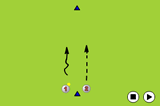 Shadow the player with ballDefending SkillsHockey Drills Coaching