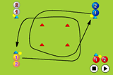 Run around relaysMoving with the ballHockey Drills Coaching