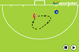 Triangle Movement DrillGoal keepingHockey Drills Coaching