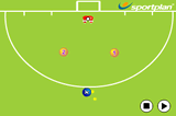 Pressure Save / ClearGoal keepingHockey Drills Coaching