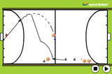 hook dribble passIndoor HockeyHockey Drills Coaching