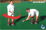 Recieving the ball from te rightVideo TechniquesHockey Drills Coaching