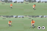 Receiving The Ball From The Left On The MoveVideo TechniquesHockey Drills Coaching