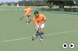 Continual receiving the ball from behindVideo TechniquesHockey Drills Coaching