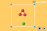 Triangle TagWarm upsNetball Drills Coaching